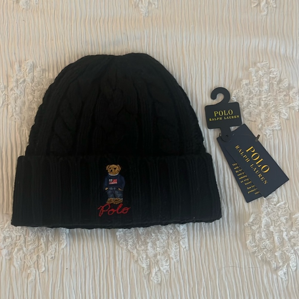 Polo Ralph Lauren Knit Bear Hat